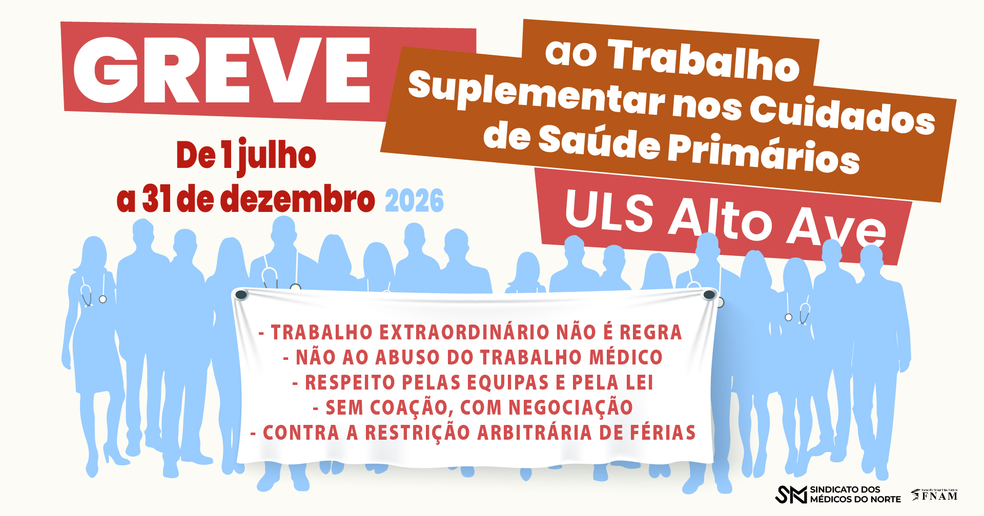 Problemas mantêm-se e ULS do Alto Ave bloqueia férias: médicos renovam greve até ao final do ano